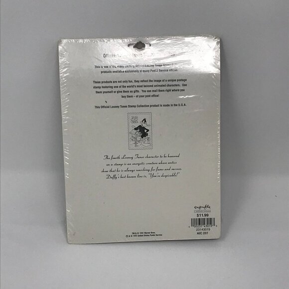 Vintage 1990s Looney Tunes Stamp Album Collectors Book 240 Stamps